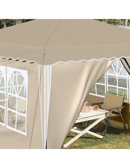 Tenda per feste a pop-up Crema 288 x 288 x 245 cm