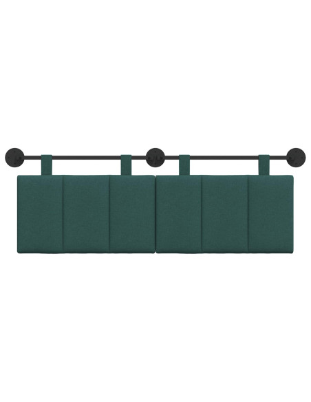 Testata appesa Rigato Verde Scuro 150 x 55 x 5 cm Tessuto