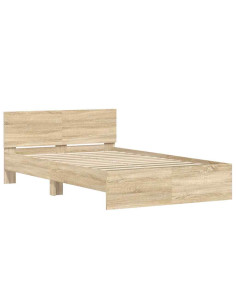 Struttura del letto Sonoma 137 x 190 cm Legno multistrato 2