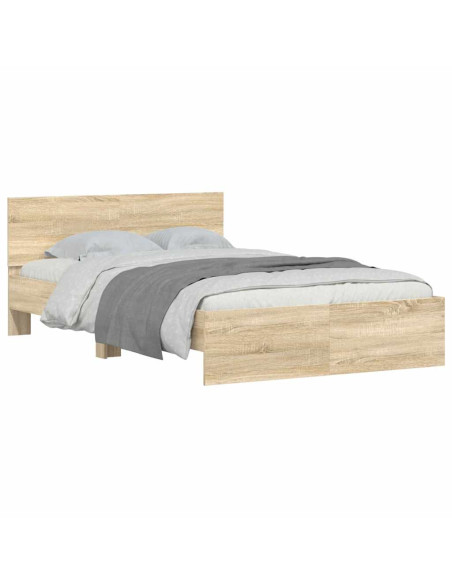 Struttura del letto Sonoma 137 x 190 cm Legno multistrato
