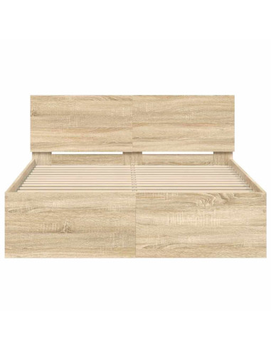 Struttura del letto Sonoma 137 x 190 cm Legno multistrato