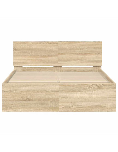Struttura del letto Sonoma 137 x 190 cm Legno multistrato