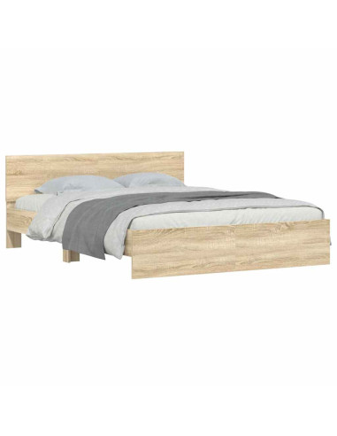 Struttura del letto Sonoma 152 x 203 cm Legno multistrato