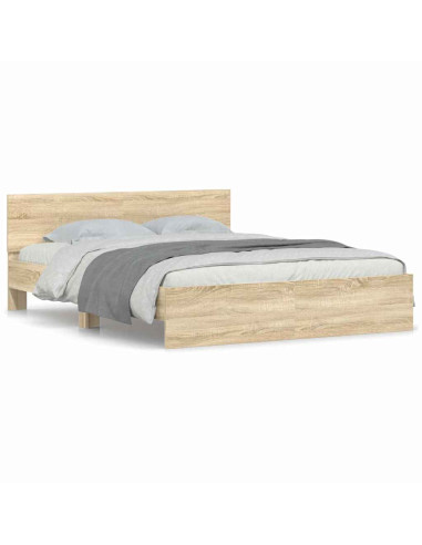 Struttura del letto Sonoma 152 x 203 cm Legno multistrato