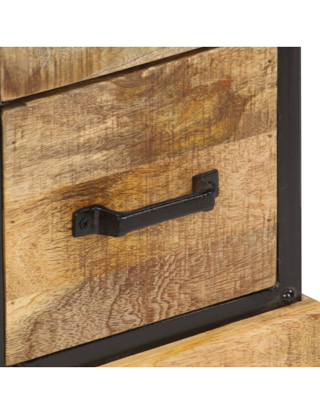 Credenza 60x30x75 cm in Legno Massello di Mango