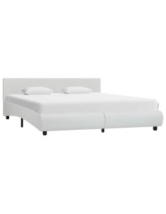 Giroletto con LED Bianco in Similpelle 160x200 cm 2
