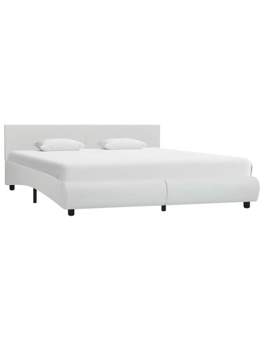 Giroletto con LED Bianco in Similpelle 160x200 cm