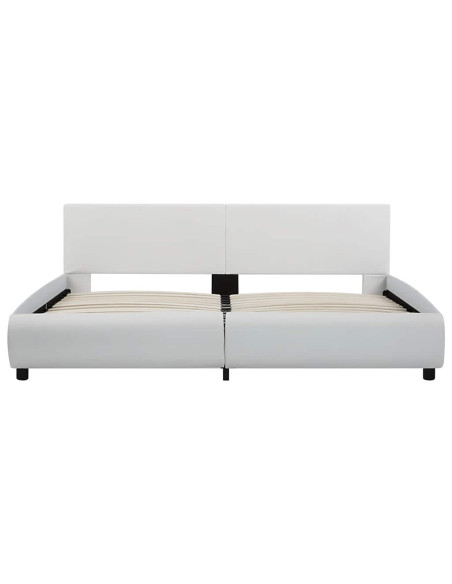 Giroletto con LED Bianco in Similpelle 160x200 cm