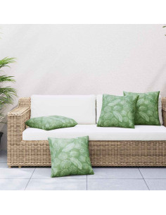 Cuscini Scatter Foglia 4 pcs Motivo Foglia 60 x 60 cm