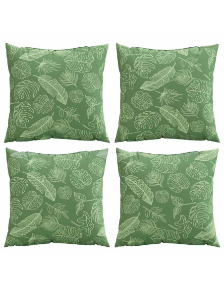 Cuscini Scatter Foglia 4 pcs Motivo Foglia 60 x 60 cm