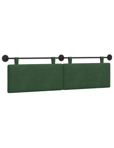 Testata appesa Verde Giungla 190 x 55 x 5 cm Tessuto in Cords 2