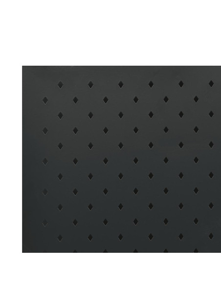 Paravento a 5 Pannelli 2 pz Nero 200x180 cm in Acciaio