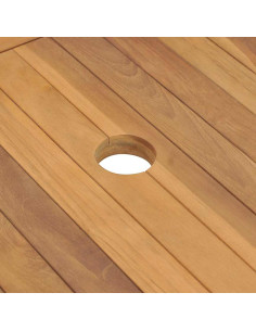 Mobile Vanità Bagno e Lavandini Marmo Crema Legno Massello Teak 2
