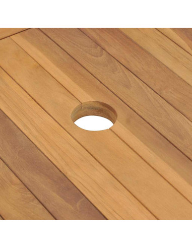 Mobile Vanità Bagno e Lavandini Marmo Crema Legno Massello Teak