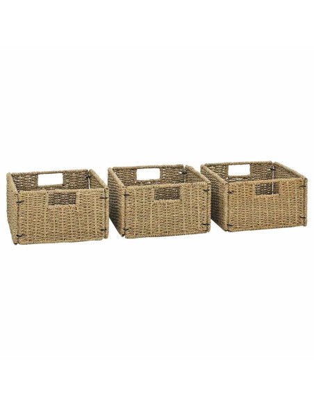 Mobile Vanità Bagno e Lavandini Marmo Crema Legno Massello Teak