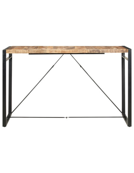 Tavolo da Bar 180x90x110cm in Legno Massello di Mango