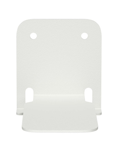 Mensola sospesa con lo scaffale 4 pcs Bianco 6 x 10,8 x 6,6 cm