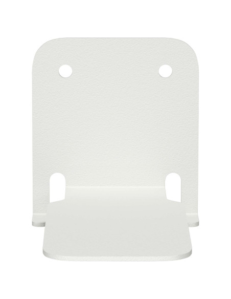 Mensola sospesa con lo scaffale 4 pcs Bianco 6 x 10,8 x 6,6 cm