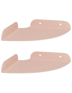 Mensola sospesa con lo scaffale 2 pcs Rosa 15 x 15 x 2 cm 2