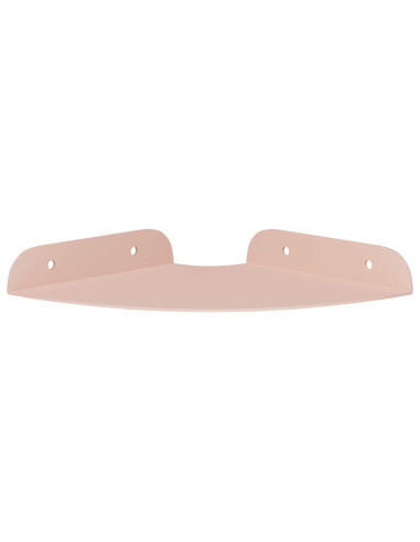 Mensola sospesa con lo scaffale 2 pcs Rosa 15 x 15 x 2 cm