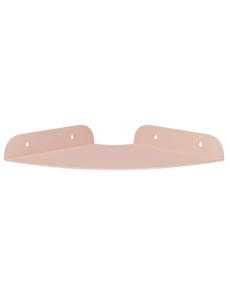 Mensola sospesa con lo scaffale 2 pcs Rosa 15 x 15 x 2 cm
