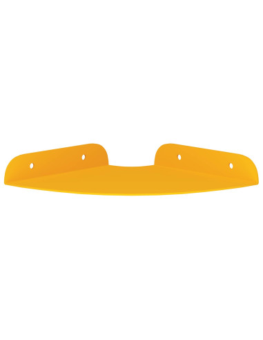 Mensola sospesa 2 pcs Giallo senape 15 x 15 x 2 cm
