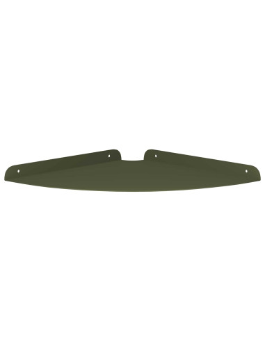 Mensola sospesa 2 pcs Verde oliva 30 x 30 x 2 cm
