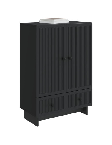 Credenza Nero 66 x 34,5 x 95 cm Legno ingegnerizzato