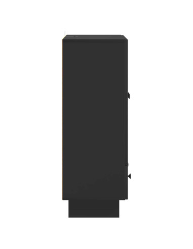 Credenza Nero 66 x 34,5 x 95 cm Legno ingegnerizzato