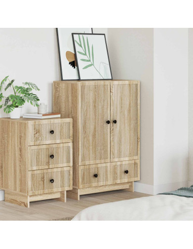 Credenza Rovere Sonoma 66 x 34,5 x 95 cm Legno ingegnerizzato