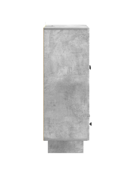 Credenza Grigio Cemento 66 x 34,5 x 95 cm Legno ingegnerizzato