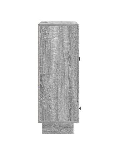Credenza Sonoma grigia 66 x 34,5 x 95 cm Legno ingegnerizzato