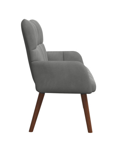 Sofa a Due Posti Grigio scuro 115 x 61 x 87 cm Velluto