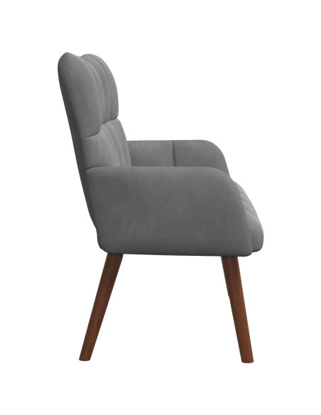 Sofa a Due Posti Grigio scuro 115 x 61 x 87 cm Velluto