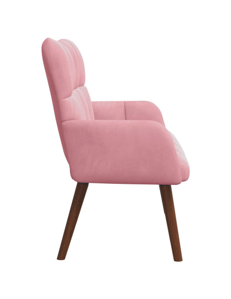 Sofa a Due Posti Rosa 115 x 61 x 87 cm Velluto
