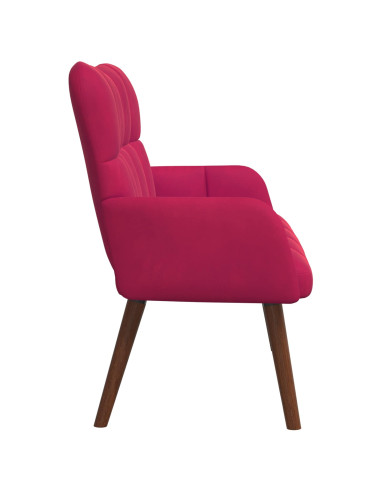 Sofa a Due Posti Rosso vino 115 x 61 x 87 cm Velluto