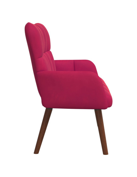 Sofa a Due Posti Rosso vino 115 x 61 x 87 cm Velluto