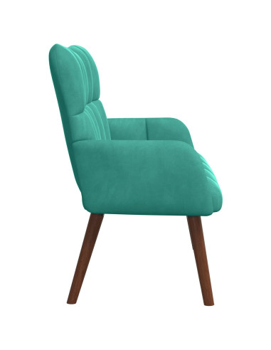 Sofa a Due Posti Turchese 115 x 61 x 87 cm Velluto