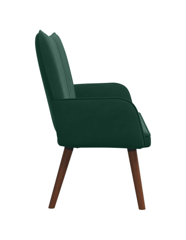 Sofa a Due Posti Verde Scuro 115 x 61 x 87 cm Velluto