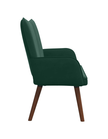 Sofa a Due Posti Verde Scuro 115 x 61 x 87 cm Velluto
