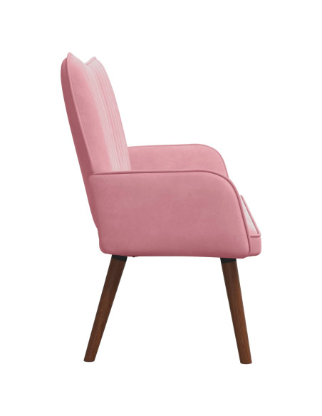 Sofa a Due Posti Rosa 115 x 61 x 87 cm Velluto