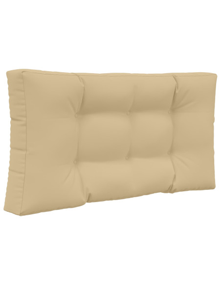 Cuscino per divano da esterno 3 pcs Beige Poliestere