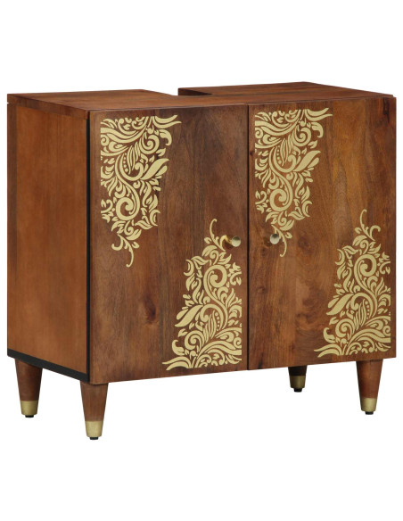 Armadio sottolavello con porta Marrone miele 62 x 33 x 58 cm