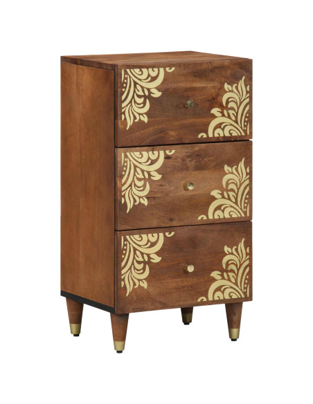 Credenza Marrone 40 x 33 x 75 cm Legno di mango massello