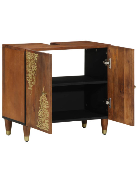 Armadio sottolavello con porta Marrone miele 62 x 33 x 58 cm