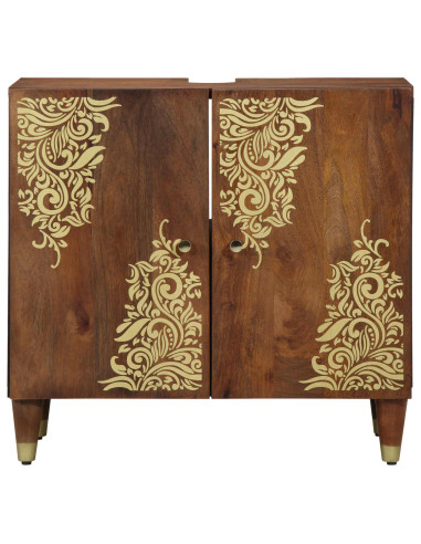 Armadio sottolavello con porta Marrone miele 62 x 33 x 58 cm