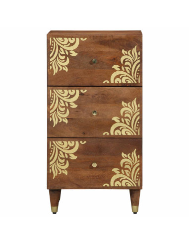 Credenza Marrone 40 x 33 x 75 cm Legno di mango massello