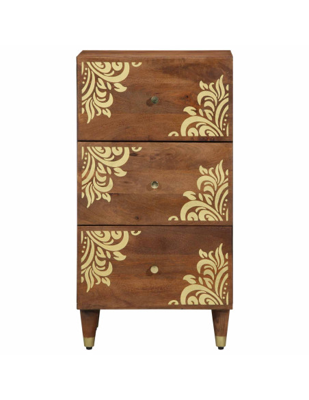 Credenza Marrone 40 x 33 x 75 cm Legno di mango massello