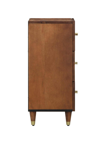 Credenza Marrone 40 x 33 x 75 cm Legno di mango massello