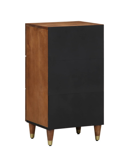 Credenza Marrone 40 x 33 x 75 cm Legno di mango massello